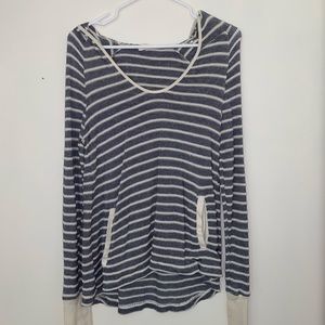 Navy and White long sleeve